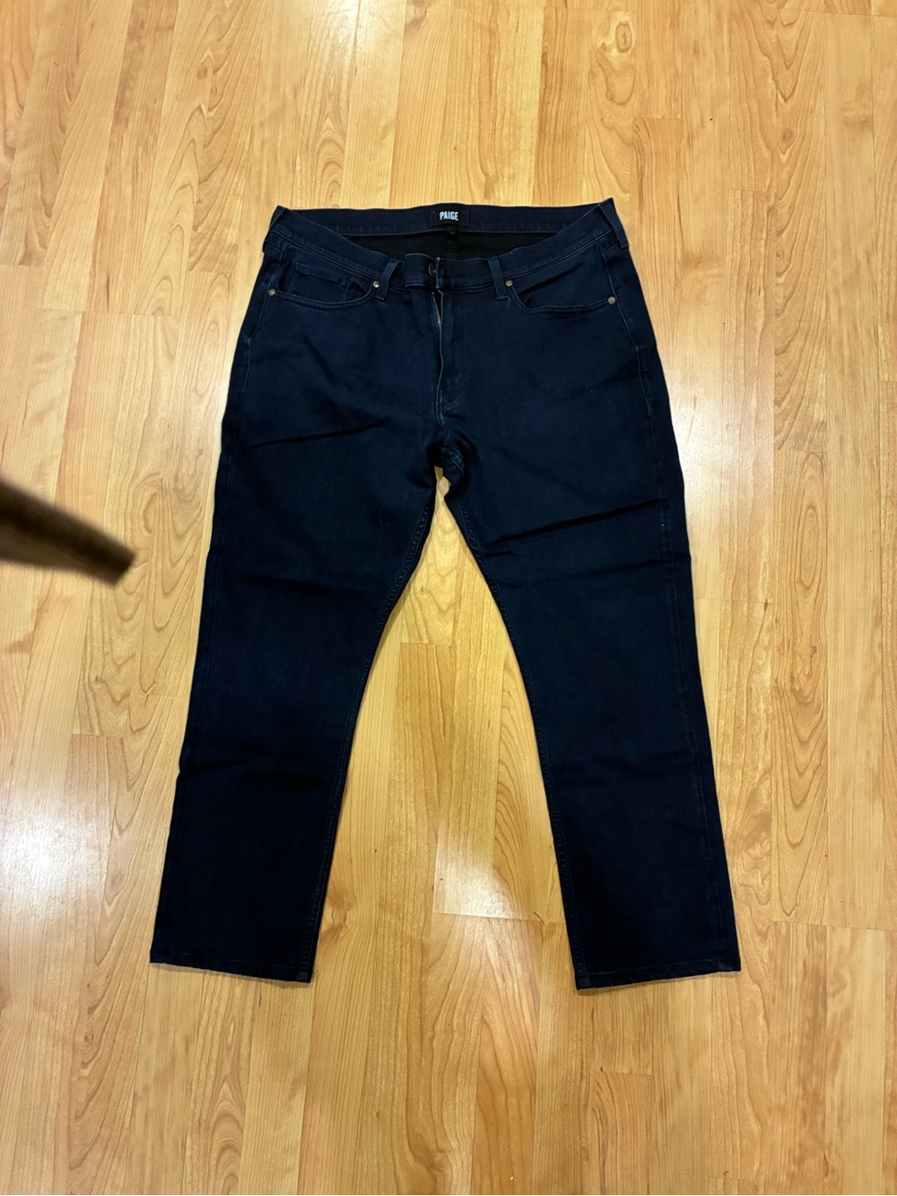 PAIGE Men's dark blue  Relaxed slim Jeans